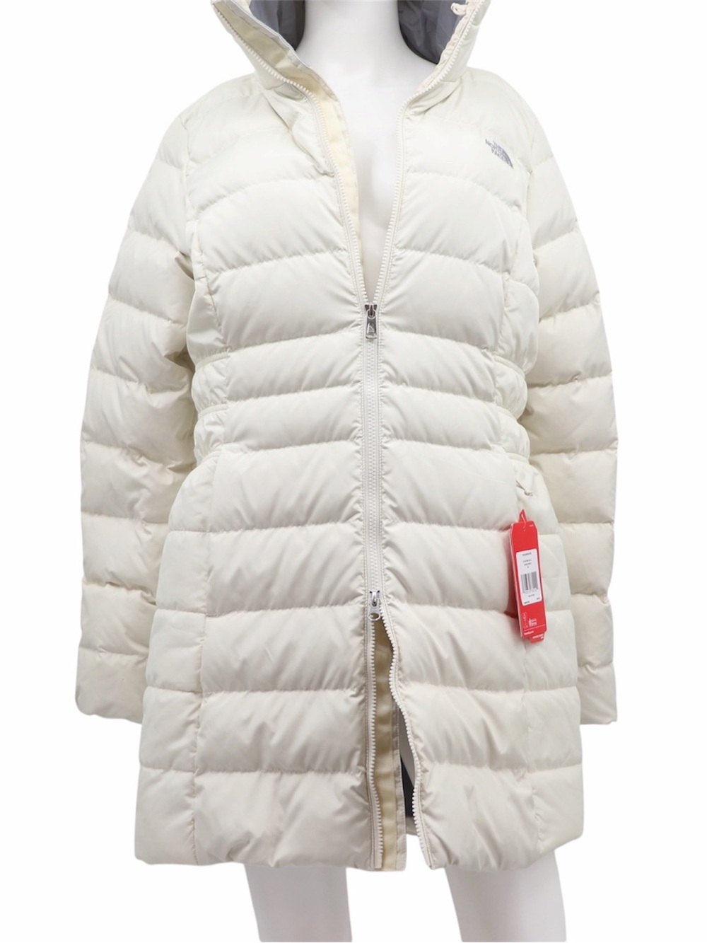 New The North Face Women’s Medium Gotham Quilted Down Parka II Vintage White - Picture 9 of 16